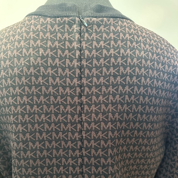 Michael Kors Logo Jacquard Mock Neck Dress - Picture 9 of 10